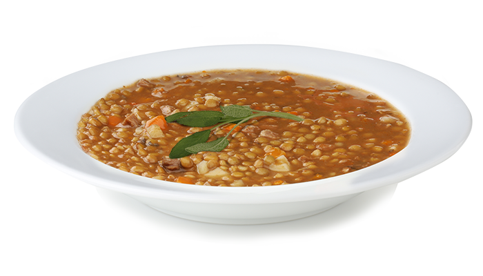 Orzo and Lentil Soup